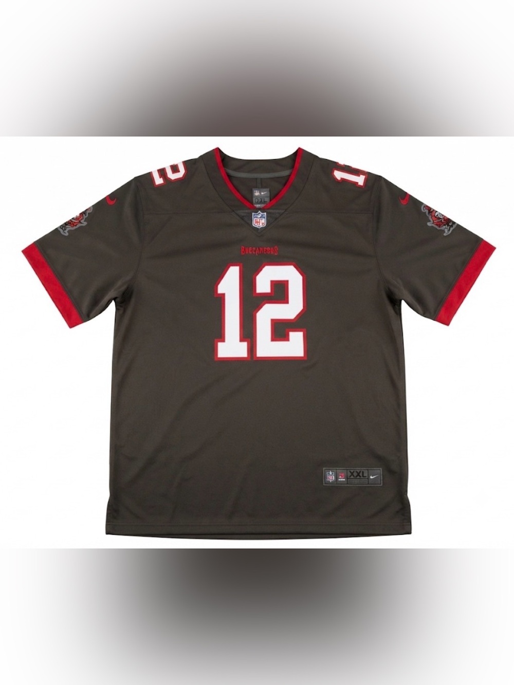 Nike Tom Brady Tampa Bay Buccaneers Jersey Men's XXL Black #12 NFL On Field